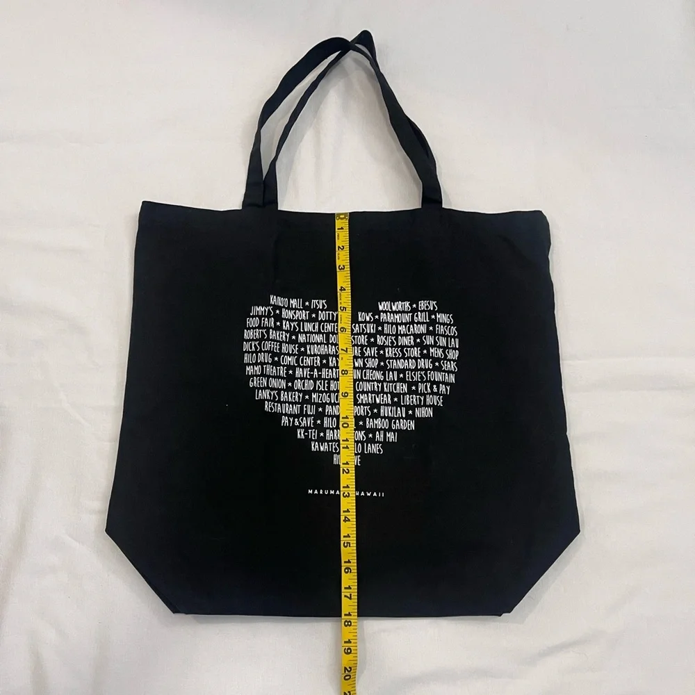 Debco Marumaru Hawaii Black Tote Bag - Picture 10 of 11
